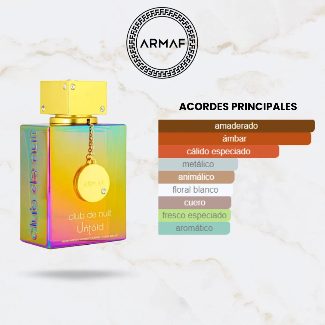 Club de Nuit Untold - Envío Gratis 🔥 - 100ml - Unisex 👑 - 1.1