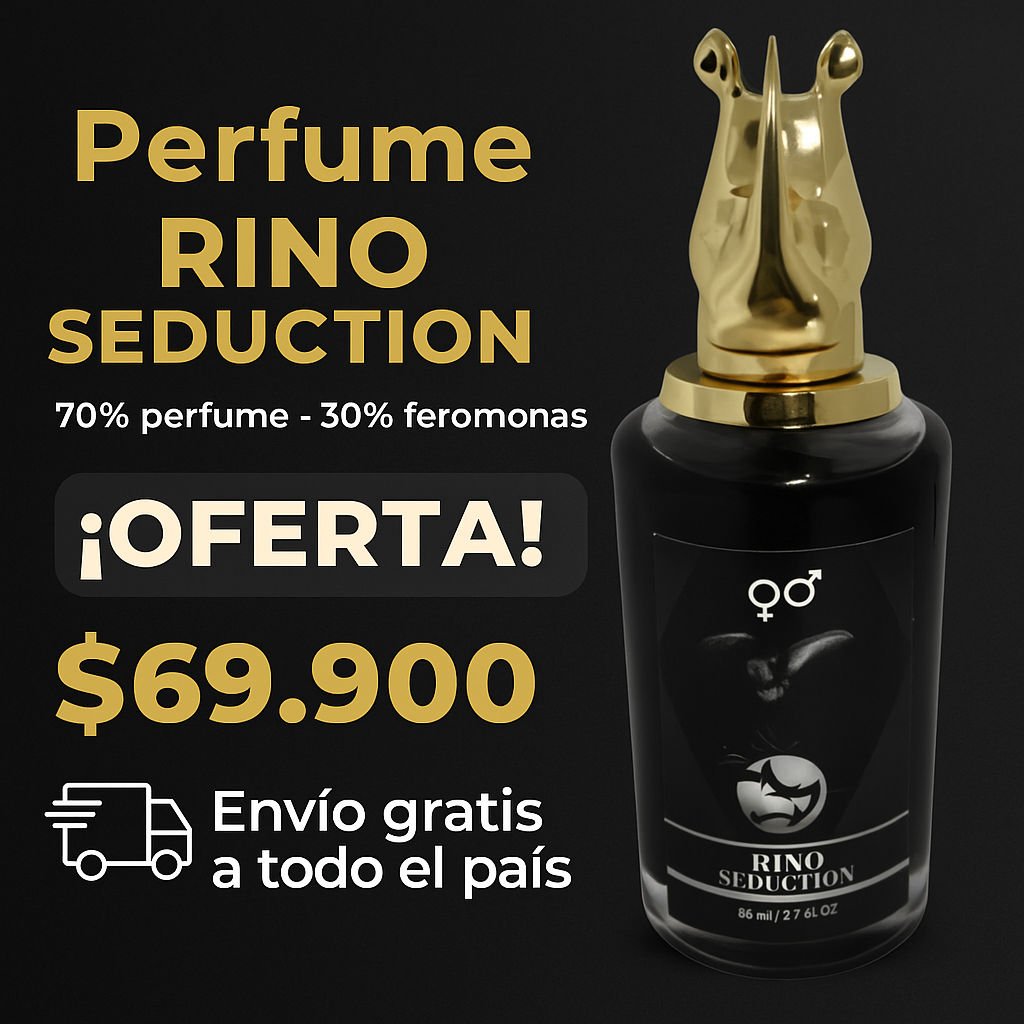 PERFUME RINO SEDUCTION (30% FEROMONAS)💘🔥 - ENVÍO GRATIS